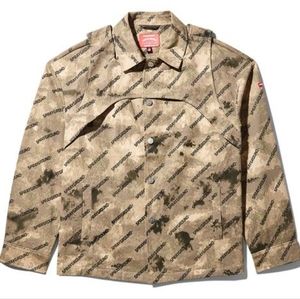 Camouflage 🐧SPRAYGROUND Double Yoke Snap Front Jacket in Brown